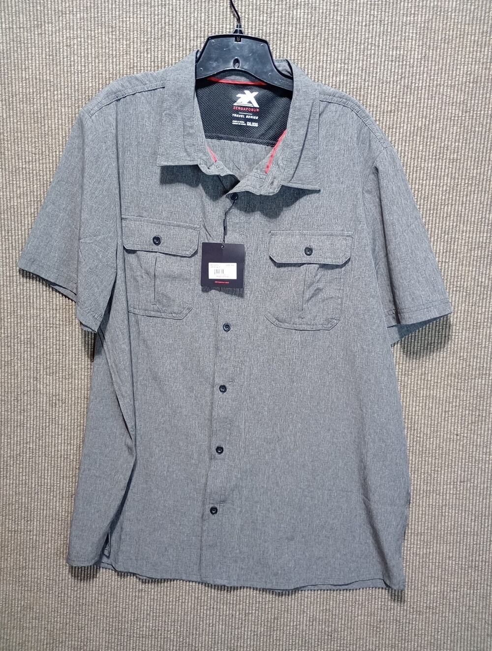 ZeroXposur Men's Shirt Stretch Active Travel Series NWT $70 Size XXL